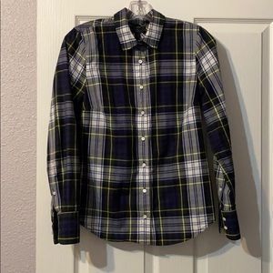 J Crew Plaid Perfect Shirt